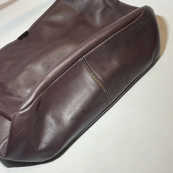 Coach Bedford Smooth Glovetanned Leather Hobo Handbag Oxblood - Picture 8 of 11